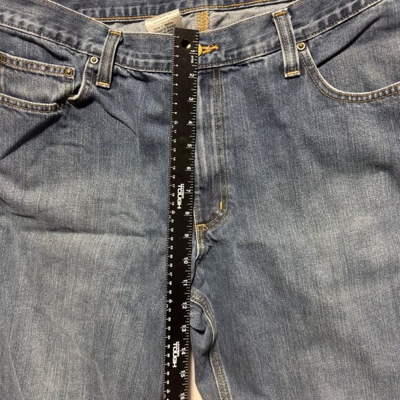 Carhartt Men's Jeans 38x32 Relaxed Fit Blue Denim RN# 14806 - Picture 4 of 8
